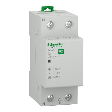 Schneider EZ9C1263 EASY9 PRO Feszültségfigyelő relé 2P (1P+N) 63A