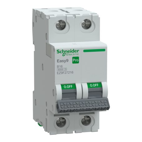 Schneider EZ9F27216 EASY9 PRO kismegszakító 2P/B/16A 6kA