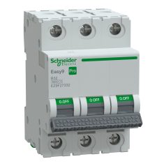 Schneider EZ9F27332 EASY9 PRO kismegszakító 3P/B/32A 6kA