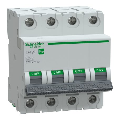 Schneider EZ9F27410 EASY9 PRO kismegszakító 4P/B/10A 6kA
