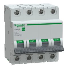 Schneider EZ9F27416 EASY9 PRO kismegszakító 4P/B/16A 6kA