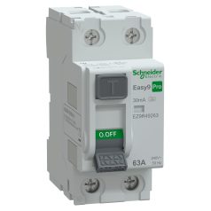  Schneider EZ9R49263 EASY9 PRO Áram-védőkapcsoló (FI-relé) 2P/63A 30mA A