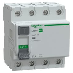   Schneider EZ9R49440 EASY9 PRO Áram-védőkapcsoló (FI-relé) 4P/40A 30mA A