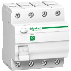   Schneider R9R11440  RESI9 áram-védőkapcsoló, AC osztály, 4P, 40A, 30mA