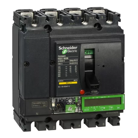 Schneider LV434622 Compact NSX250 4P 70k Micrologic 7.2 160