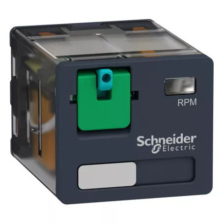 Schneider RPM31BD Zelio RPM teljesítményrelé, 3CO, 15A, 24VDC, tesztgomb
