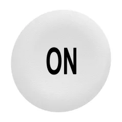 Schneider ZBAF141 Harmony Ø30 panelbe süllyesztett nyomógomb tető, fehér, "ON"