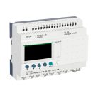 Schneider SR3B261BD 26 I/O,6 analóg bemenet relés, óra 24VDC