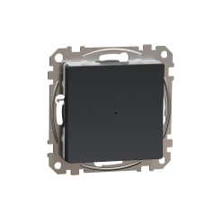   Schneider SDD114381 SEDNA WISER Univerzális, nyomógombos, LED fényerőszabályzó, antracit