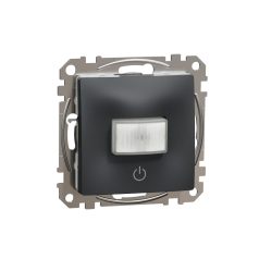  Schneider SDD114384 SEDNA WISER Mozgásérzékelő, nyomóval, 160°, 10A, antracit