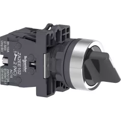   Schneider XA2ED25 Harmony Easy Series  Ø22 Választókapcsoló, 2 állású, 1NO+1NC