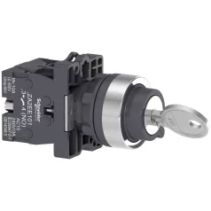   Schneider XA2EG03 Harmony Easy Series  Ø22 Kulcsos választókapcsoló 3 állású, 2NO 