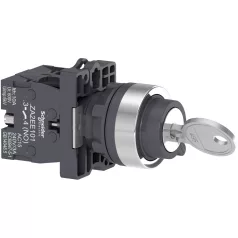   Schneider XA2EG43 Harmony Easy Series  Ø22 Kulcsos választókapcsoló 2 állású, 1NO