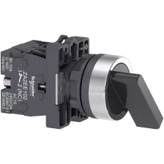   Schneider XA2EJ25 Harmony Easy Series  Ø22 Választókapcsoló, 2 állású, 1NO+1NC