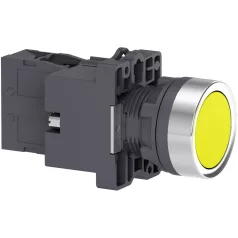   Schneider XA2EW35B1 Harmony Easy Series  Ø22 Világító nyomógomb, sárga, 24V AC/DC,1NO