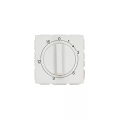   Siemens 5tc8932 delta style időzítő fedőlemez, időkapcsoló futatási időhőz 15 perc nyomtatva fehér