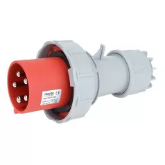   Tracon TICS-035 Ipari csatlakozó dugó, fokozott védelemmel 63A, 400V, 3P+N+E, 6h, IP67