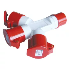 Tracon TICS-1024 ipari dugalj 16A 3P+E 230V IP44 @