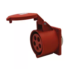   Tracon TICS-425 ipari dugalj 32A 5p 400V bépíthető, egyenes IP44