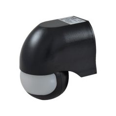   Tracon TMB-112F Mozgásérzékelő 180° infra fekete 12 m 10s-7min 3-2000lux IP44