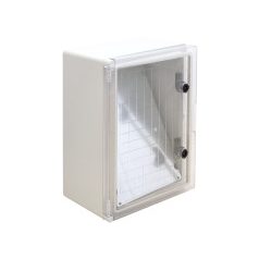   Tracon TME403020T Műanyag Szekrény 400x300x200 IP65,maszkos,átlátszó ajtóval
