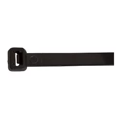   Tracon 171PR Normál kábelkötegelő, fekete 200×3.6mm, D=2-50mm, PA6.6