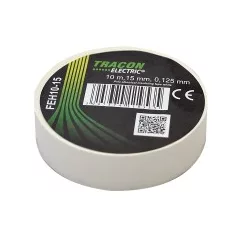 Tracon FEH10-15 Szigetelőszalag 10mx15mm fehér