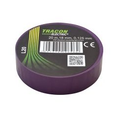 Tracon L20 Szigetelő szalag 20m*19mm lila