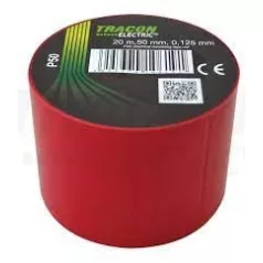 Tracon P50 Szigetelő szalag 20m*50 mm piros