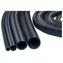   Tracon SPI25 Vezetékösszefogó spirál, fekete dmax=25mm, PP, 1m