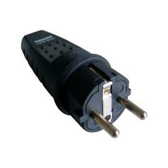 Tracon TICS-012G Lengő dugvilla, gumírozott IP44 16A:250V