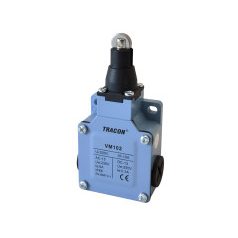   Tracon VM102 Helyzetkapcsoló, görgős fémházas 1×NO+1×NC, 6A/230V AC, IP66