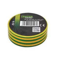 Tracon ZS10 Szigetelő szalag 10m*19mm z/s