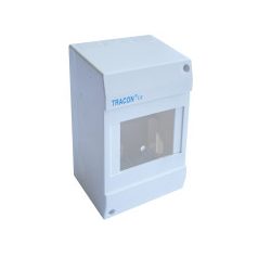   Tracon EDFK-4/1AN Falon kívüli elosztódoboz, ajtó nélkül