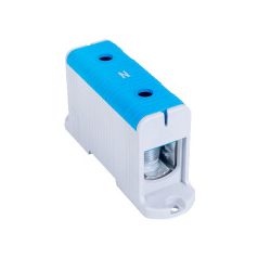   Tracon FLEAL-50/1K Főáramköri leágazó kapocs, sínre szerelhető, kék