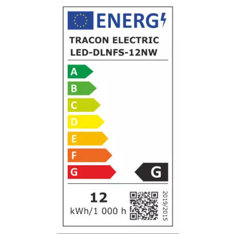 Tracon LED-DLNFS-12NW Falon kívüli, négyzetes LED lámpatest SAMSUNG chippel