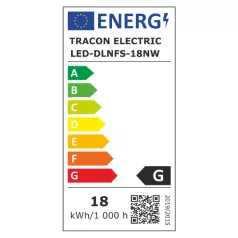   Tracon LED-DLNFS-18NW Falon kívüli, négyzetes LED lámpatest SAMSUNG chippel