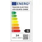 Tracon LED-DLNFS-24NW Falon kívüli, négyzetes LED lámpatest SAMSUNG chippel