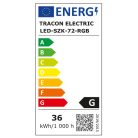 Tracon LED-SZK-72-RGB LED szalag, kültéri 5m/tekercs