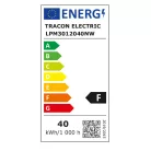 Tracon LPM3012040NW LED panel, téglalap, fehér