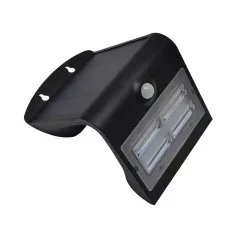   Tracon LSLBB3W Napelemes LED fali világítótest mozgásérzékelővel, fekete