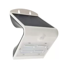   Tracon LSLBW3W Napelemes LED fali világítótest mozgásérzékelővel, fehér