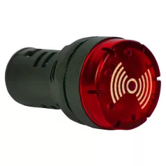 Tracon NYG3-BFR24 Hang- és fényjelző, piros