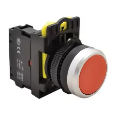 Tracon NYG3-R Egyszerű nyomógomb, piros