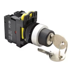   Tracon NYK3-K24 Kulcsos kapcsoló, bal-jobb KI, kétállású, rugóvissza