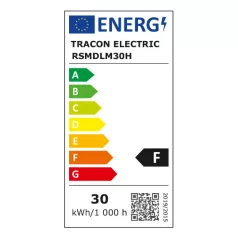   Tracon RSMDLM50H SMD fényvető mozgásérzékelővel, fekete