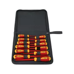   Tracon SDSETOF12 Csavarhúzó 12es szett, 1000V-ra szig., CrV, SLPHPZ, tartóban