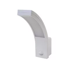   Tracon SLI10W Mozgásérzékelős fali lámpatest, ívelt forma