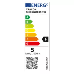   Tracon SMDSGU105NW Műanyag házas SMD LED spot fényforrás SAMSUNG chippel