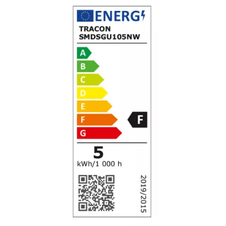 Tracon SMDSGU105NW Műanyag házas SMD LED spot fényforrás SAMSUNG chippel